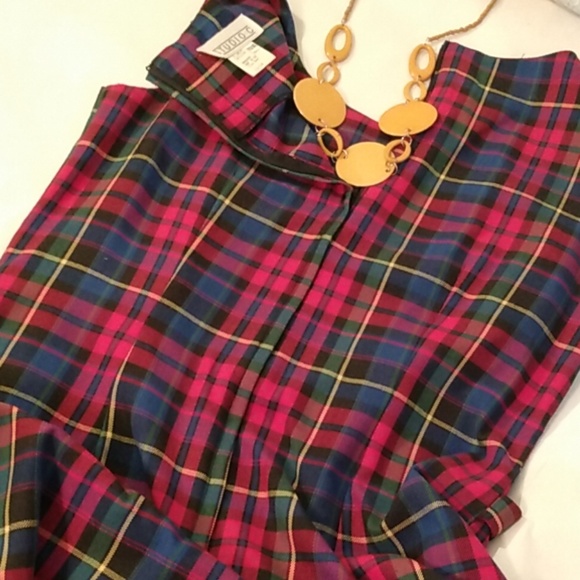 Vintage Studio C Plaid Jumper - Picture 5 of 6